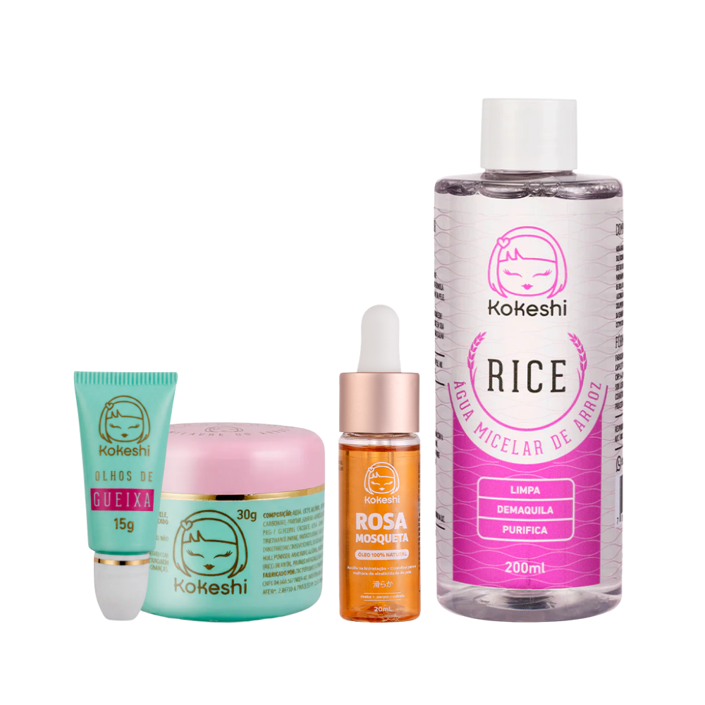 Kit Essencial Kokeshi