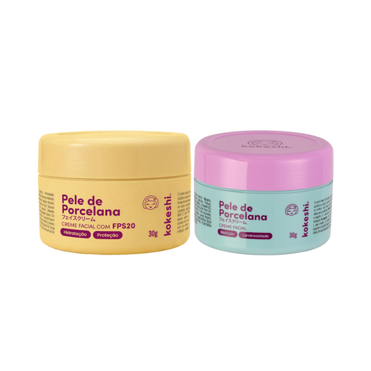 Kit Hidratante Pele de Porcelana + FPS20