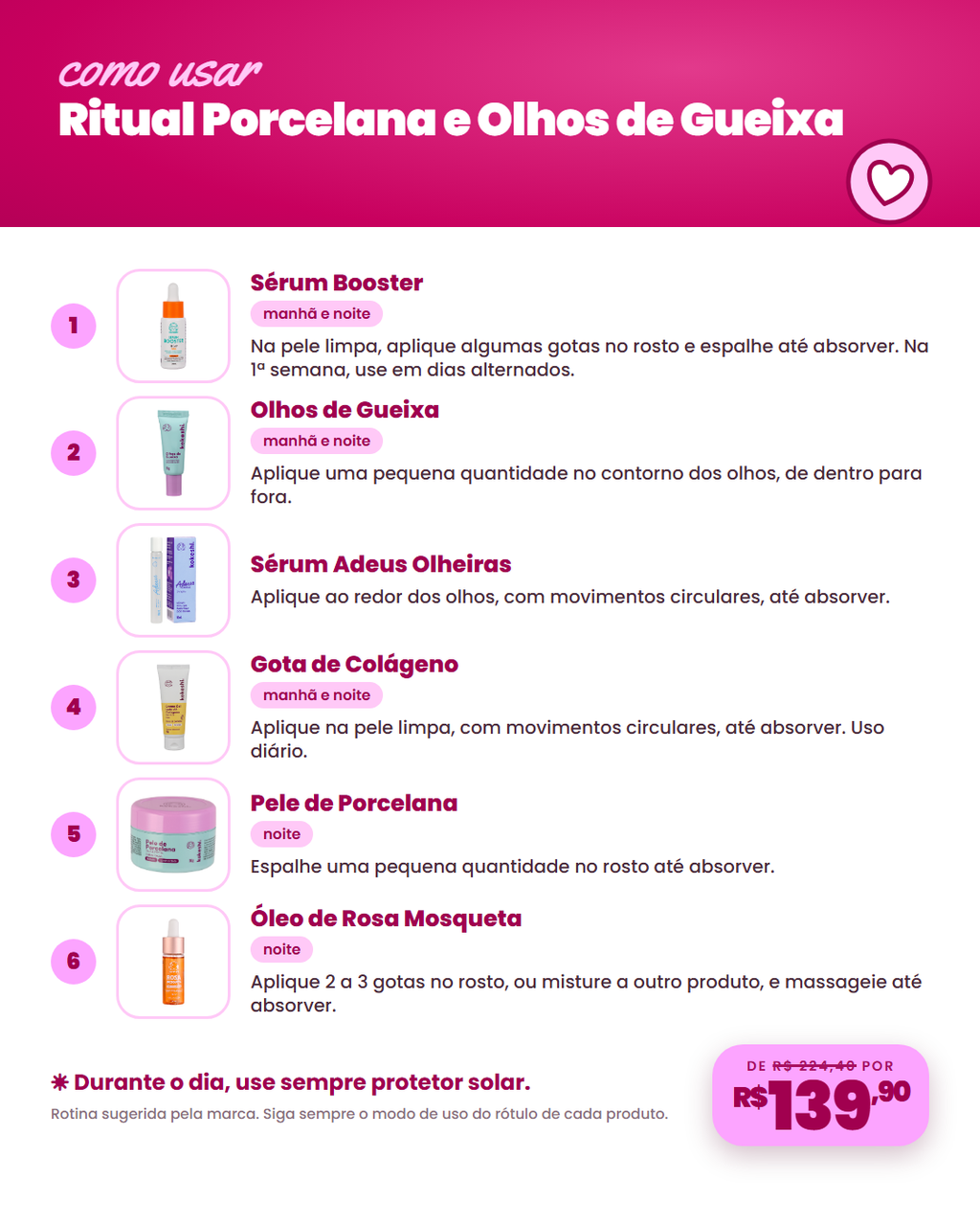 Ritual Porcelana e Olhos de Gueixa