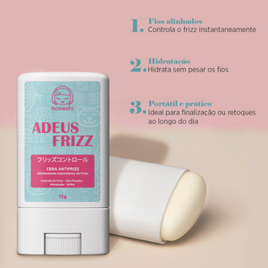 Cera Antifrizz Adeus Frizz 12g