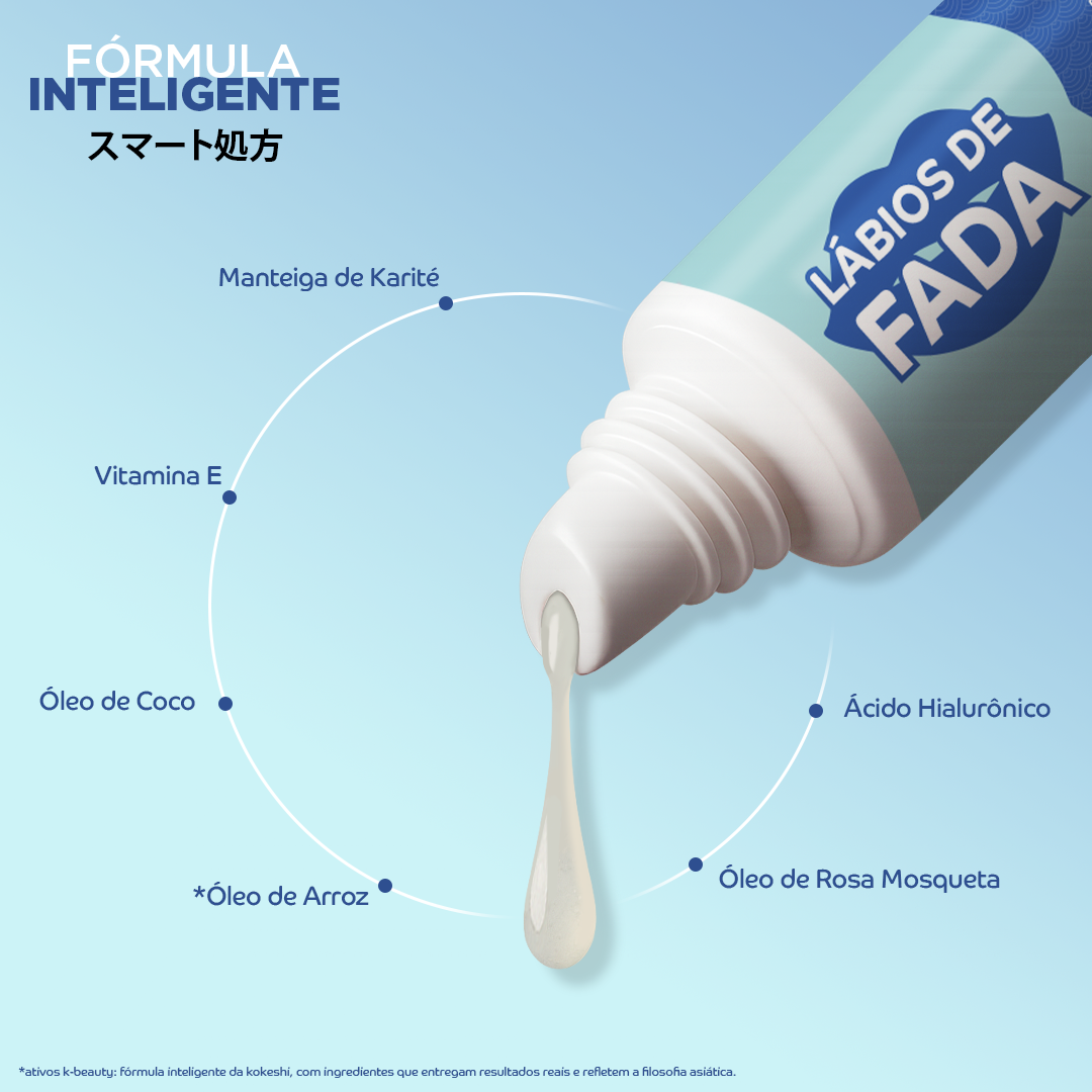 Lábios de Fada Hidratante Labial Incolor 10g