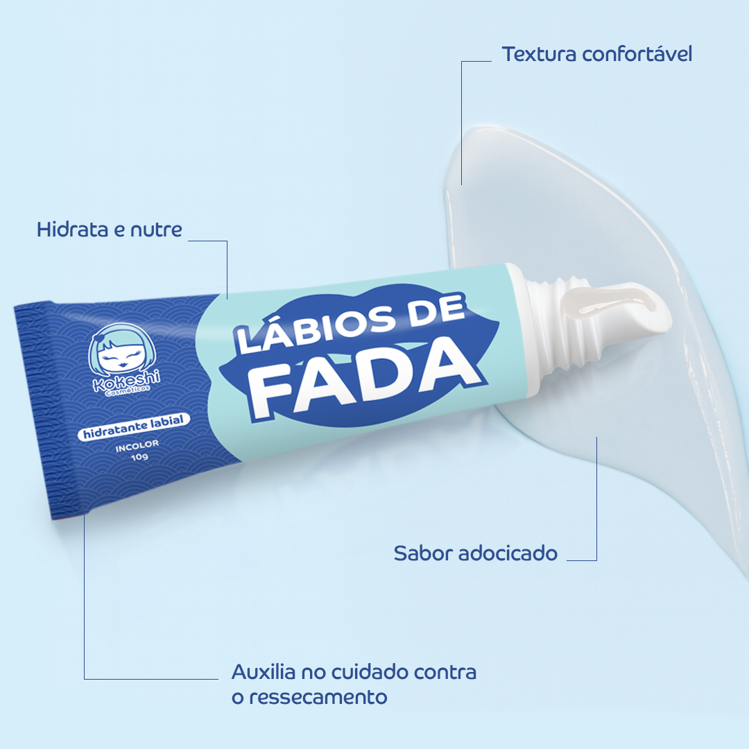 Lábios de Fada Hidratante Labial Incolor 10g