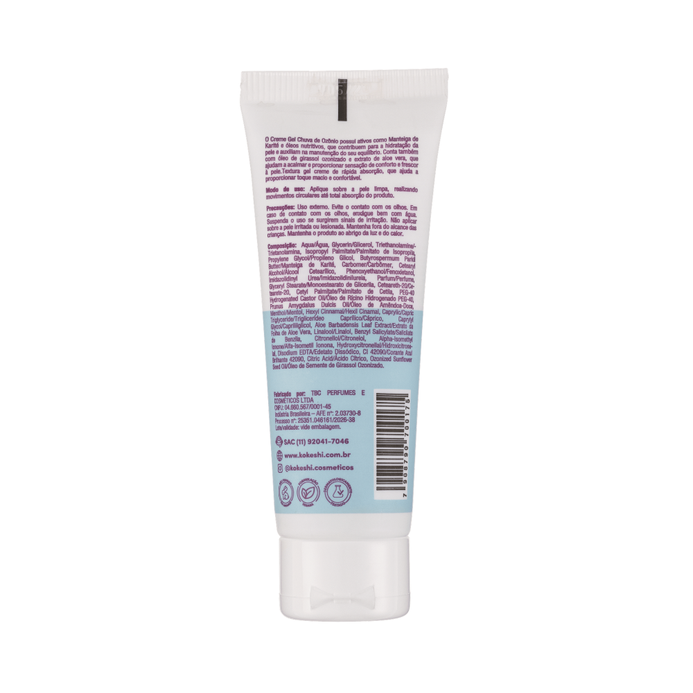 Creme Gel Facial Chuva de Ozônio Kokeshi