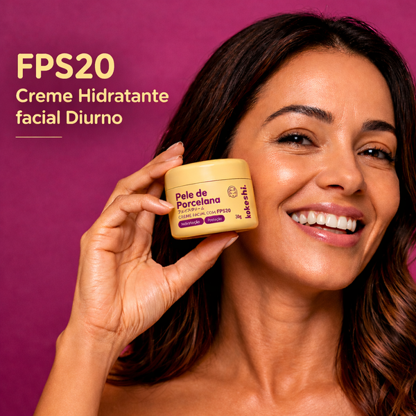 Creme Hidratante Pele de Porcelana com FPS 20