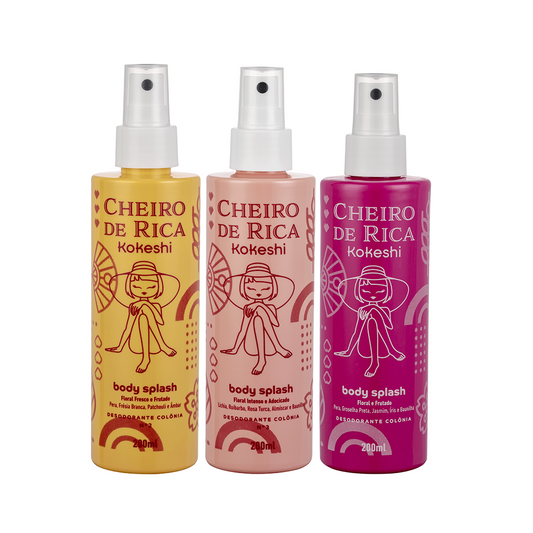 Kit Trio Cheiro de Rica - Body Splash