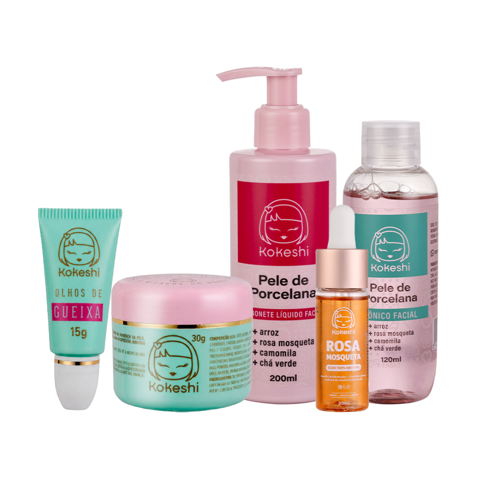 Kit Clássicos Kokeshi