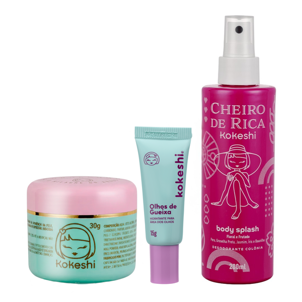 Kit Frescor e Hidratação Kokeshi