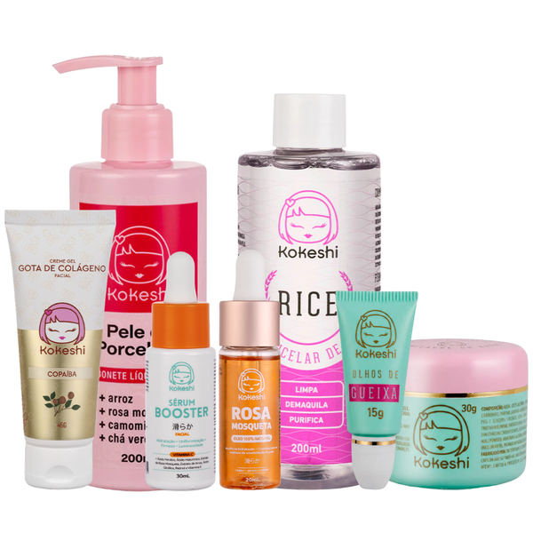 Kit Pele Renovada Kokeshi (Kit 7 em 1)