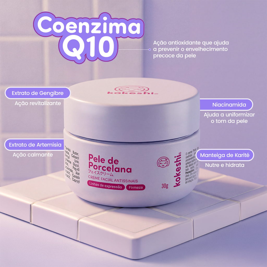 Pele de Porcelana Antissinais