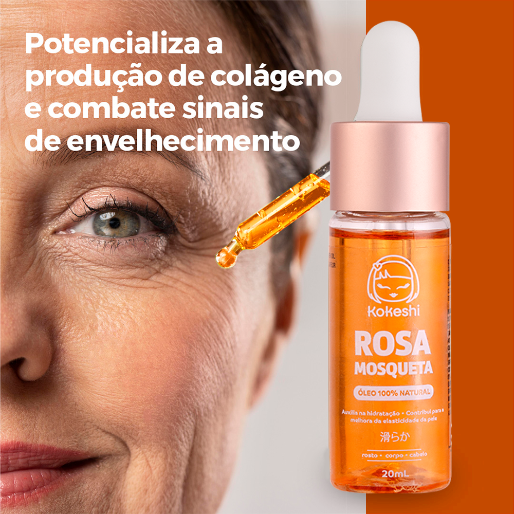 Kit Pele de Porcelana + Óleo de Rosa Mosqueta