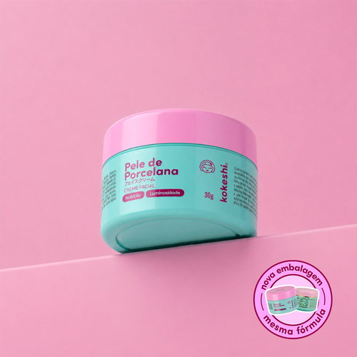 Hidratante Facial Pele de Porcelana