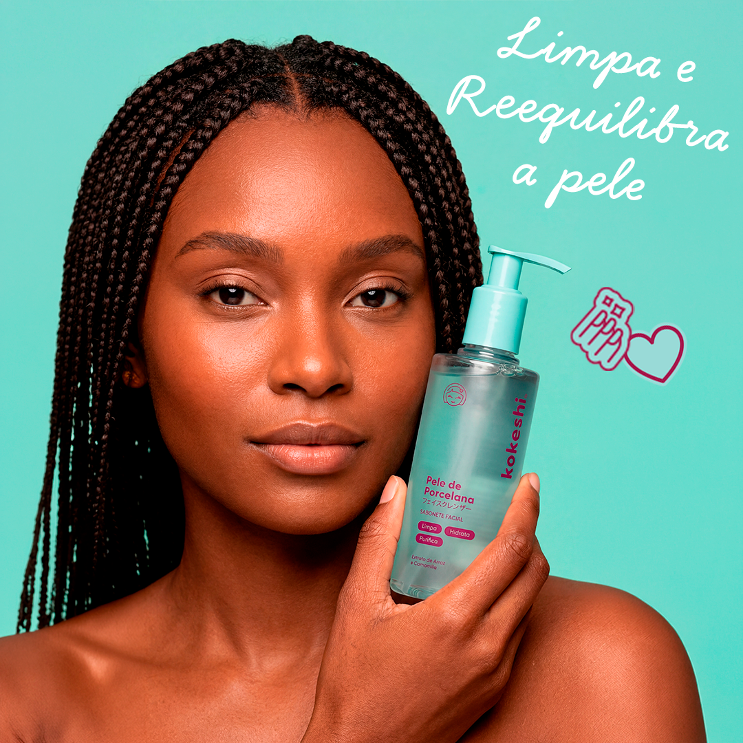 Sabonete Líquido Facial Pele de Porcelana Kokeshi