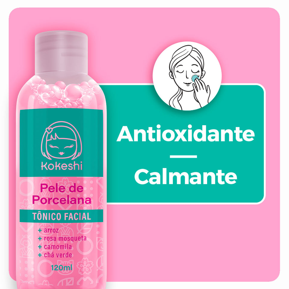 Kit Pele Radiante Kokeshi (Kit 6 em 1)