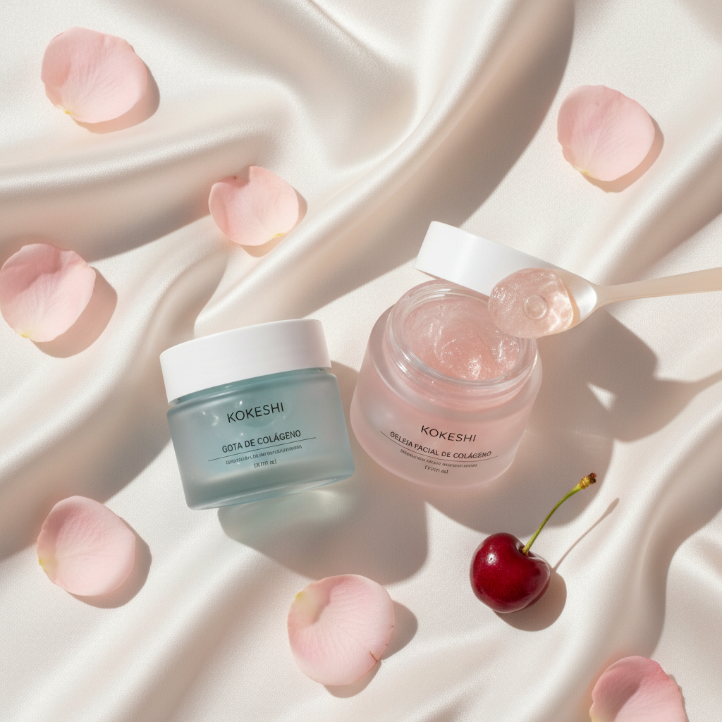Kit Colágeno Power - como usar flatlay