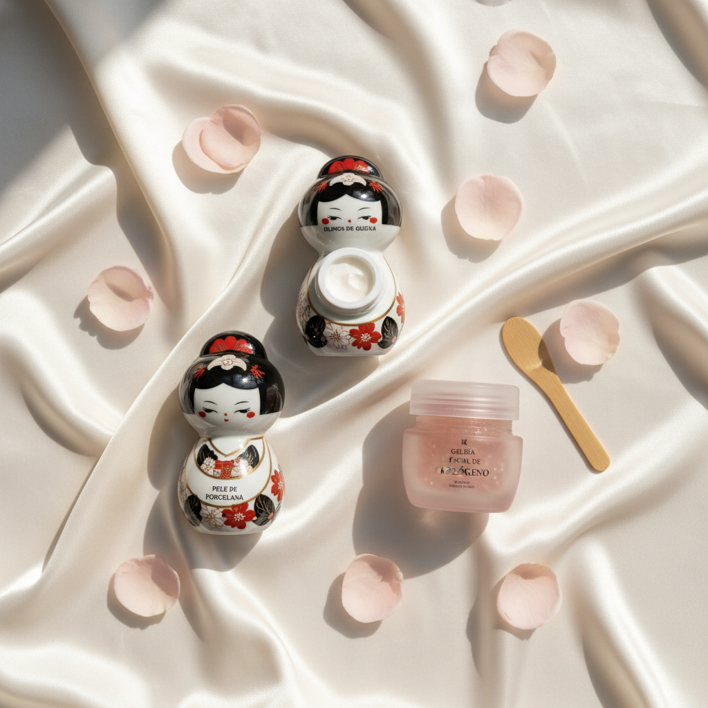 Kit Pele Firme & Hidratada - como usar flatlay