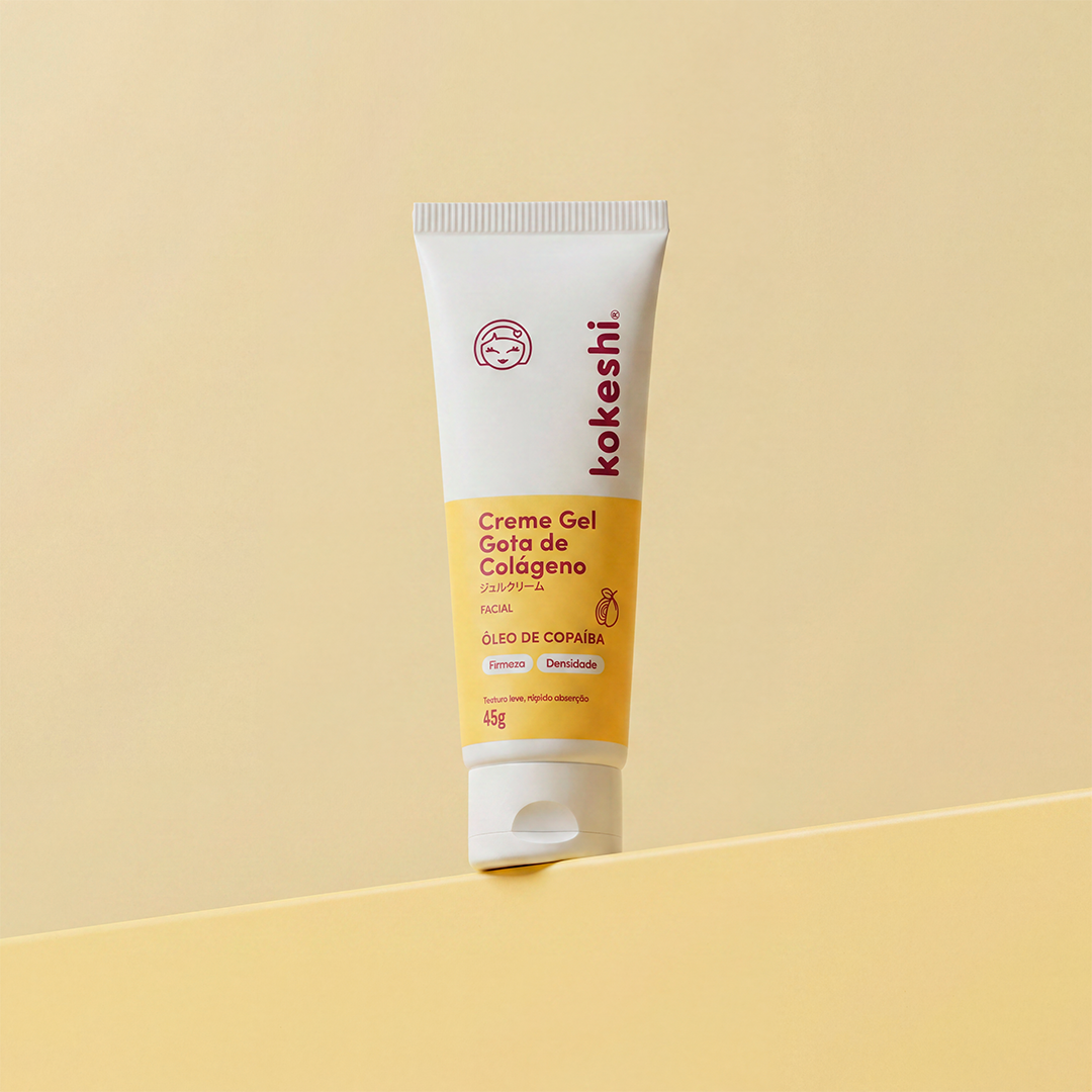 Creme Gel Facial Gota de Colágeno Kokeshi