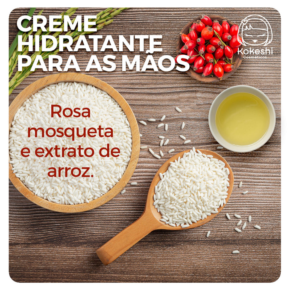 Creme Hidratante para as Mãos Kokeshi - Mimo para as mãos