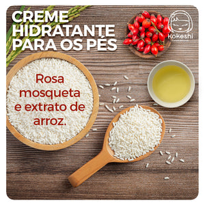 Creme Hidratante para os Pés Kokeshi - Adeus pés ásperos