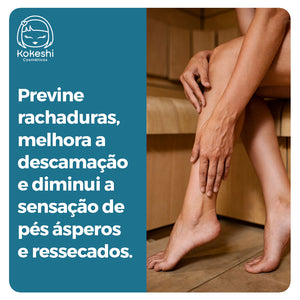 Creme Hidratante para os Pés Kokeshi - Adeus pés ásperos