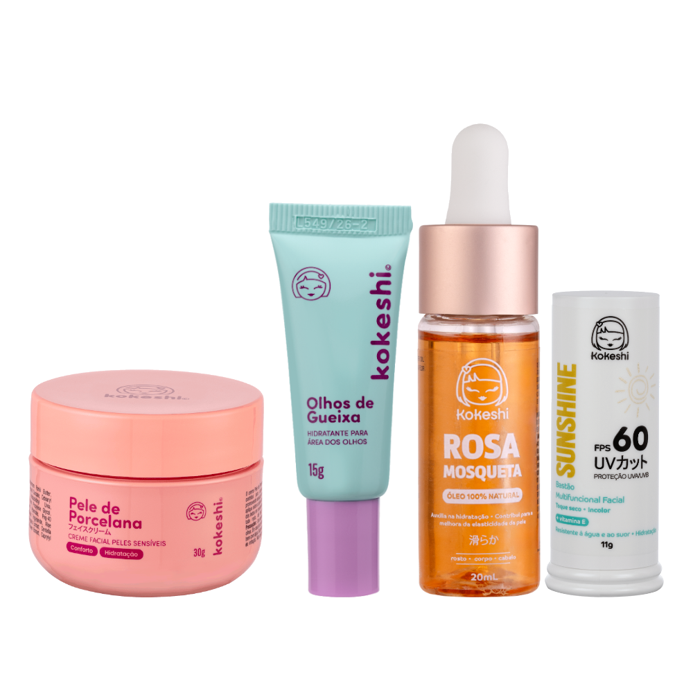 Kit cuidado sensíveis com FPS 60