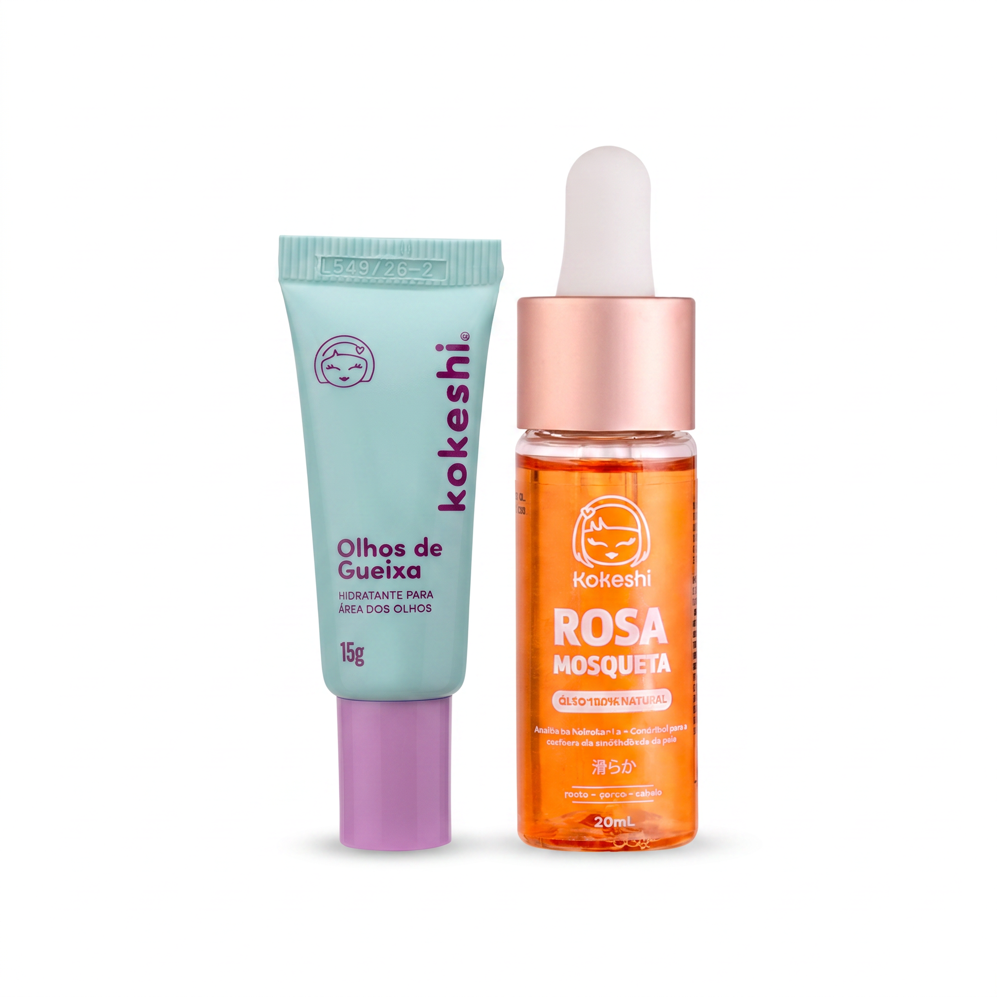 Kit Olhos de Gueixa + Óleo de Rosa Mosqueta