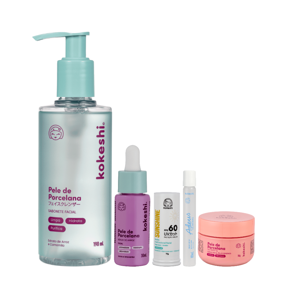 Kit 5 passos Peles Sensíveis