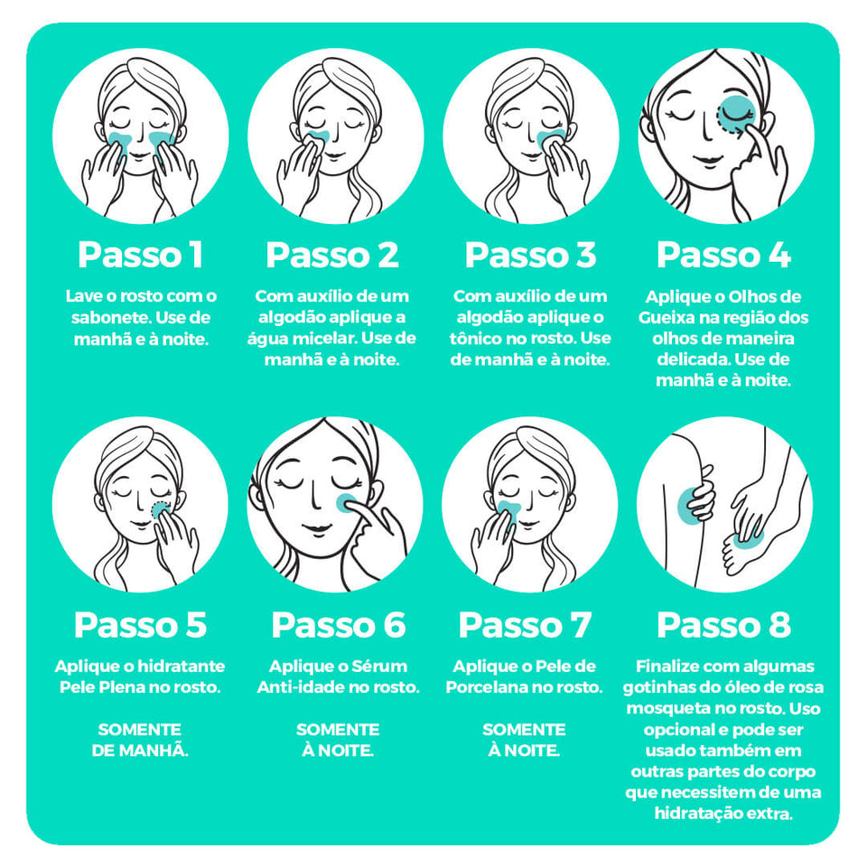 Kit Pele Renovada Kokeshi (Kit 7 em 1)