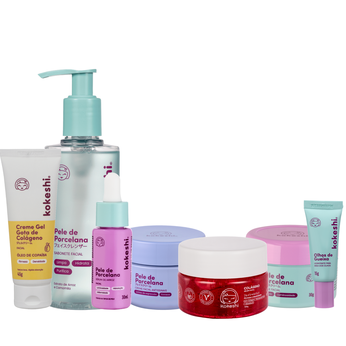 Kit Ritual Completo Pele de Porcelana Antissinais – Kokeshi