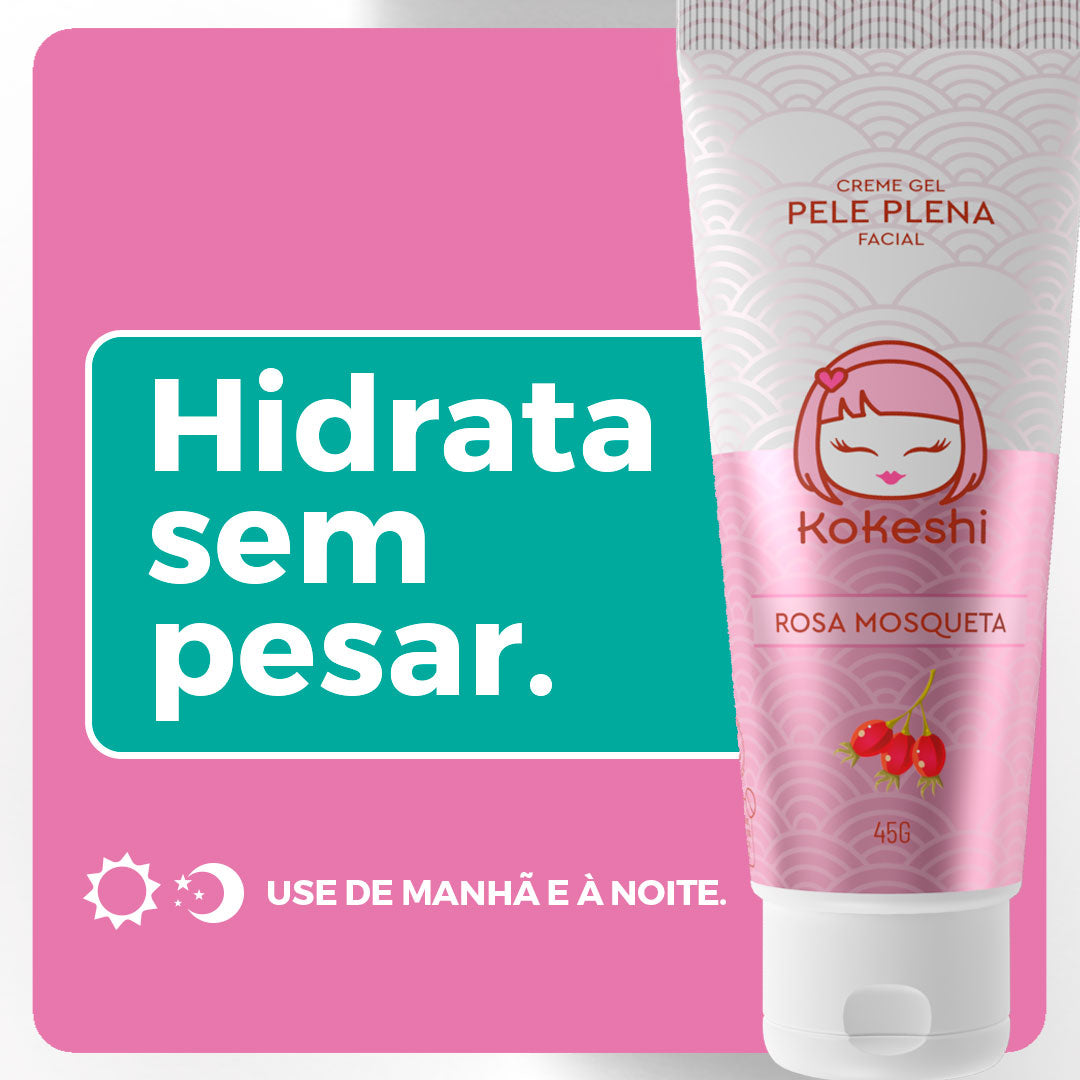 Kit Pele Radiante Kokeshi - Hidratante + Creme Pele Plena