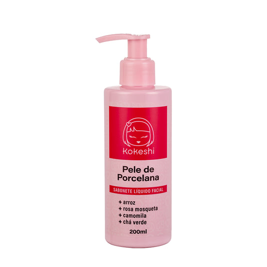 Sabonete Líquido Facial Pele de Porcelana Kokeshi