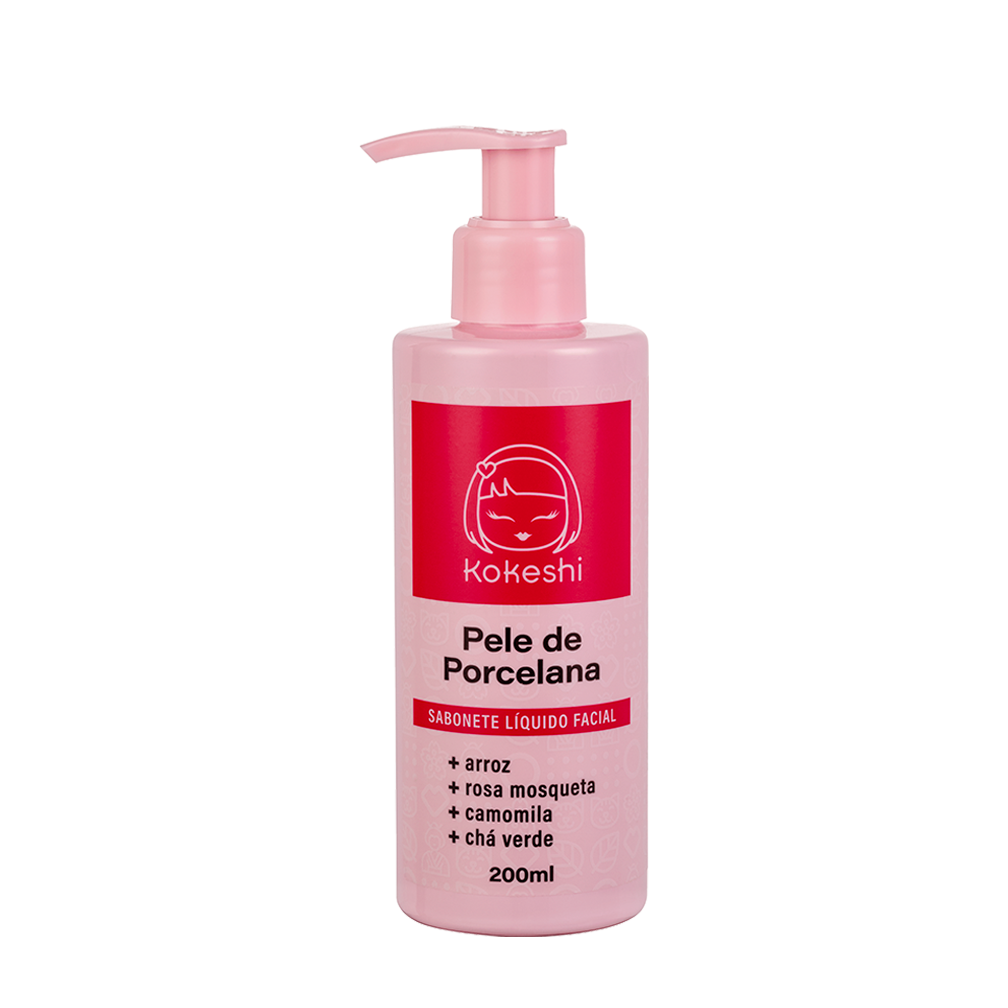 Sabonete Líquido Facial Pele de Porcelana Kokeshi