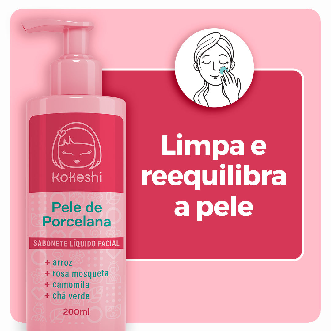 Kit Pele Renovada Kokeshi (Kit 7 em 1)