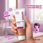 Protetor Solar com Cor FPS 50