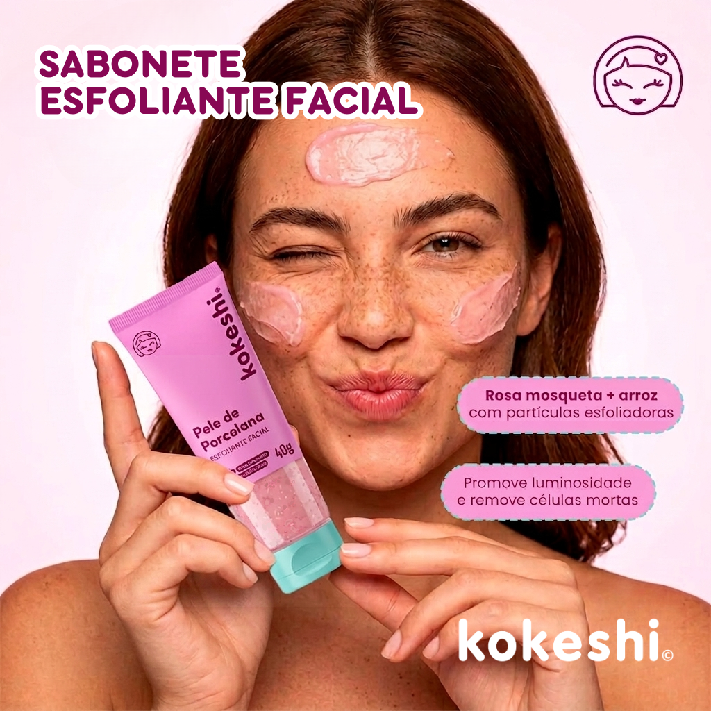 Sabonete Esfoliante Facial